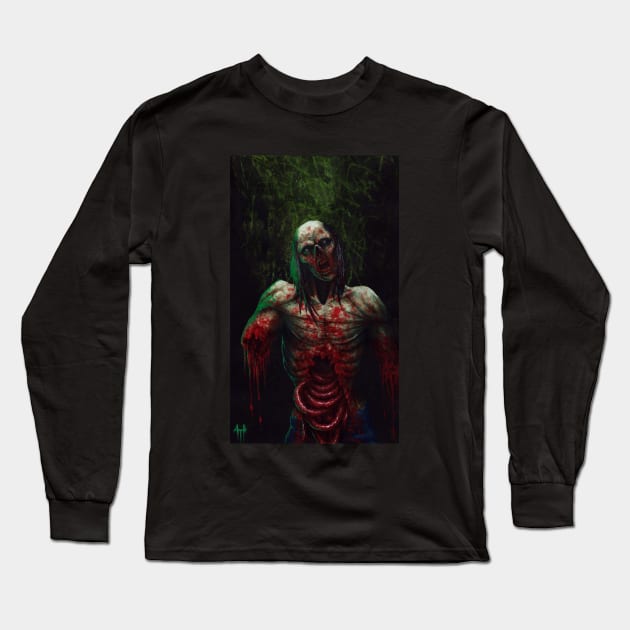 Zombie Long Sleeve T-Shirt by StefanoArtibani